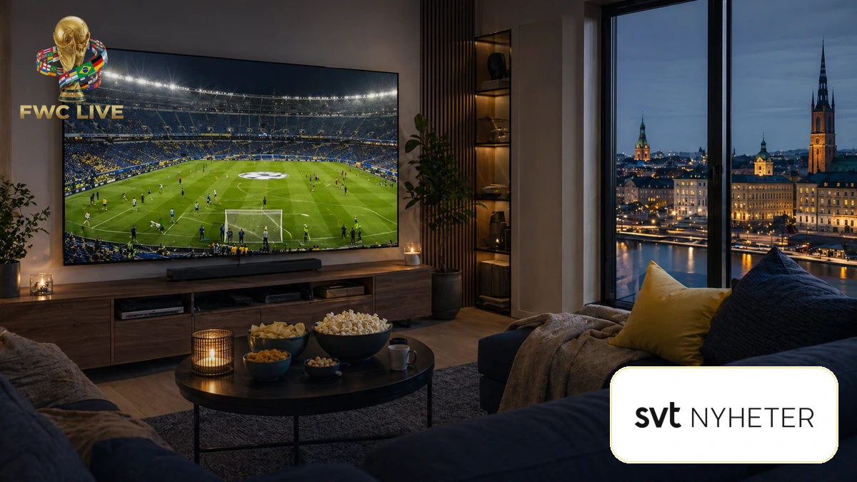 How to watch FIFA World Cup 2026 live on SVT in Sweden
