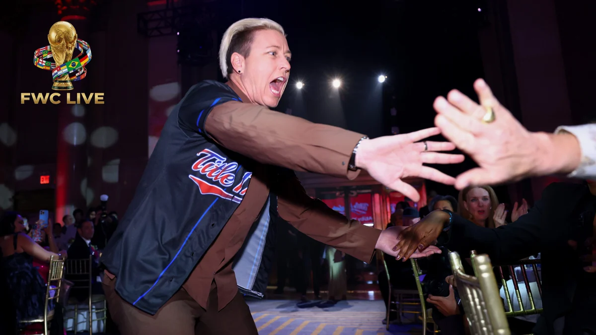 Abby Wambach discussing World Cup joy and relief