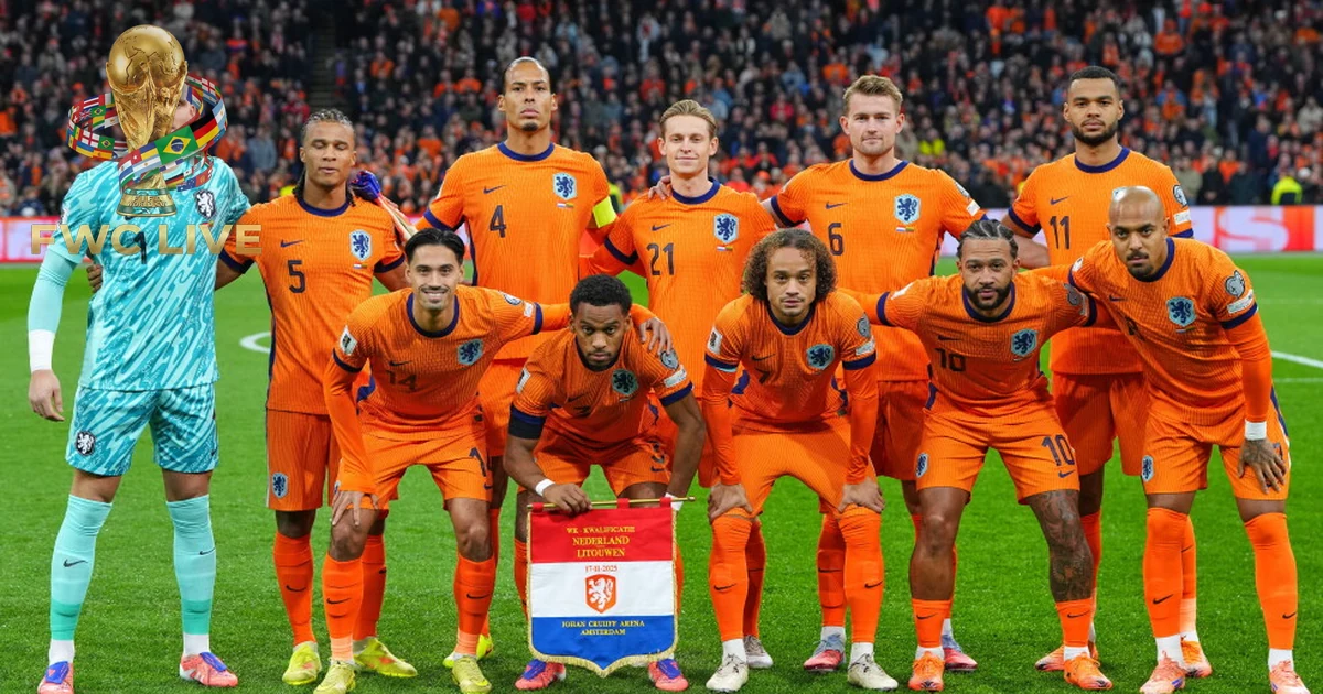 Bart Verbruggen during Netherlands injury watch before World Cup 2026 opener