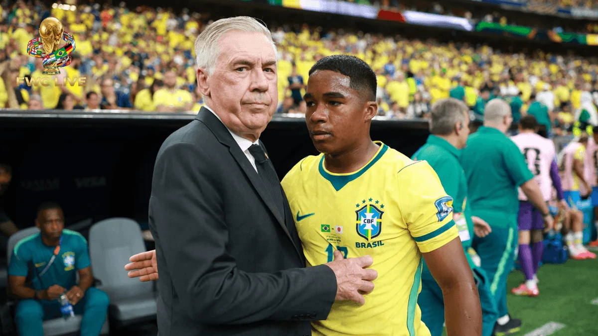 Endrick Ancelotti Brazil World Cup Role