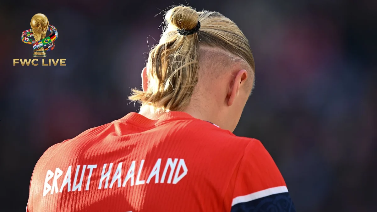 Erling Haaland Braut name on Norway World Cup jersey
