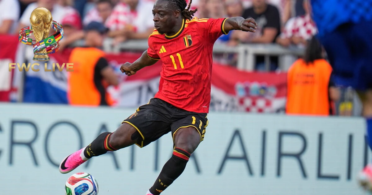 Jeremy Doku back in Belgium training before World Cup 2026 opener