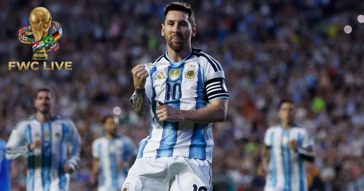 Lionel Messi scoring for Argentina against Iceland before World Cup 2026