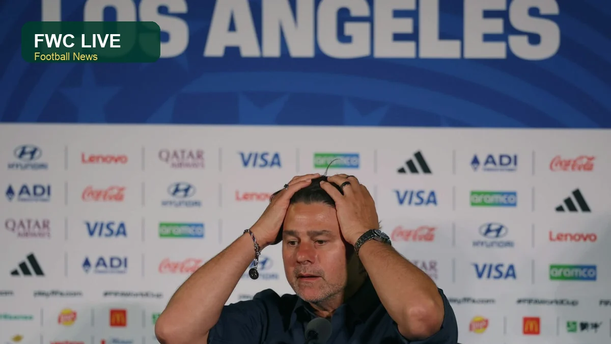Pochettino USMNT Press Room Tension Follows Turkiye Loss