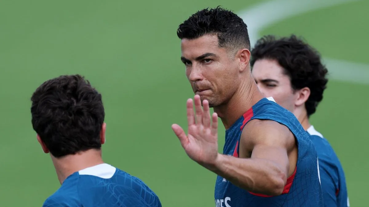 Portugal Training Storm Interrupts World Cup Session