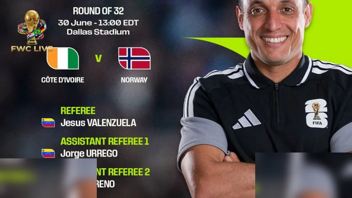 World Cup Round of 32 Referee Appointments